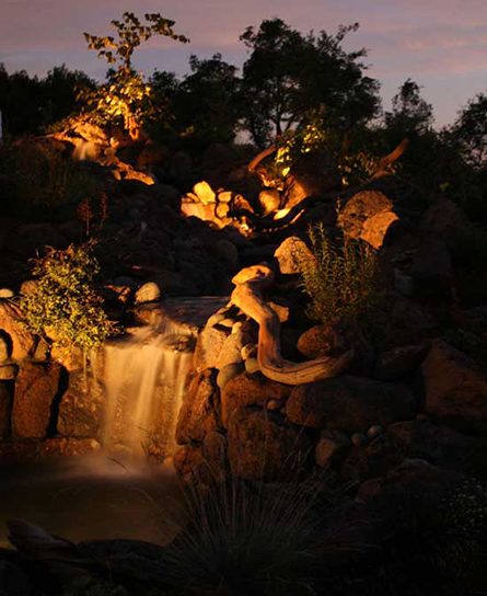 Waterfall at Night