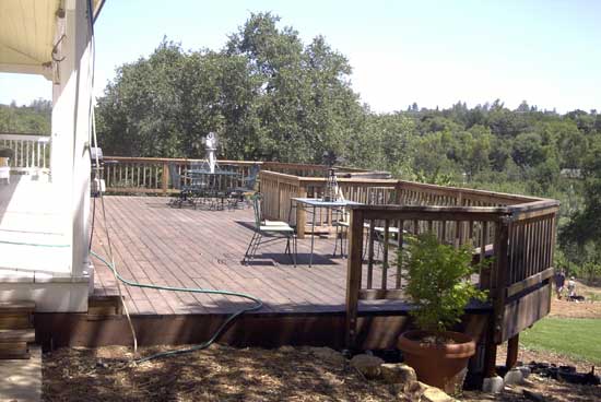 Jody's Redwood Deck