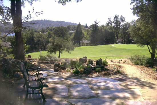 Stone Patio on the Fairway